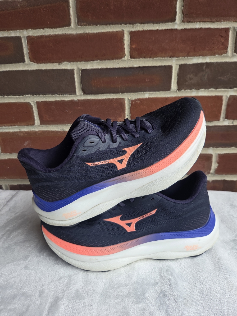 Mizuno Wave Sky 09 Running Shoes Women’s US 10 Purple Coral Enerzy NXT